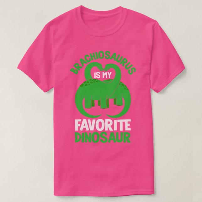 Brachiosaurus är min favoritdoktor t shirt (Design framsida)