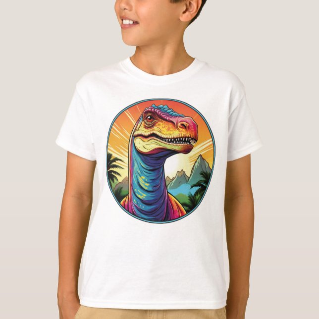 Brachiosaurus - Classic Dinosaur Tee T-Shirt (Framsida)