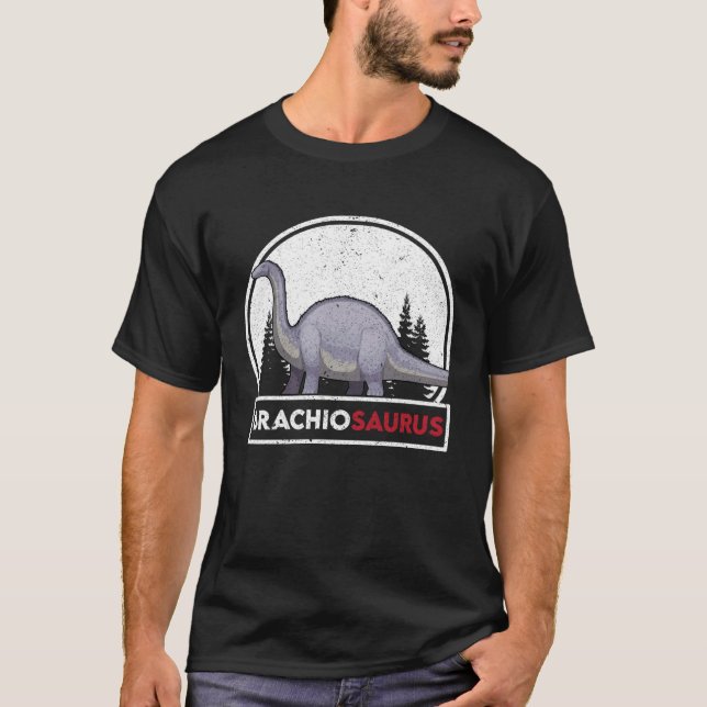 Brachiosaurus Design Prehistorisk doft T Shirt (Framsida)