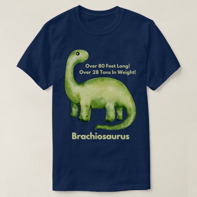 Brachiosaurus design t shirt (Design framsida)