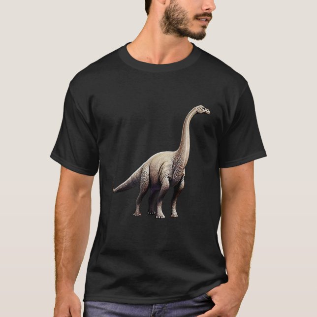 Brachiosaurus Dinosaur T Shirt (Framsida)
