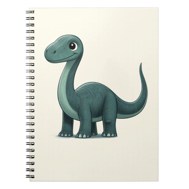 Brachiosaurus – Kammli's Freunde Dino Notizbuch Anteckningsbok (Framsidan)