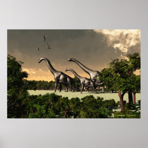 Brachiosaurus Skriv ut Poster