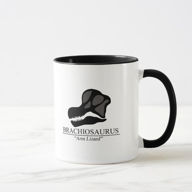Brachiosaurus Skull Mugg (Höger)