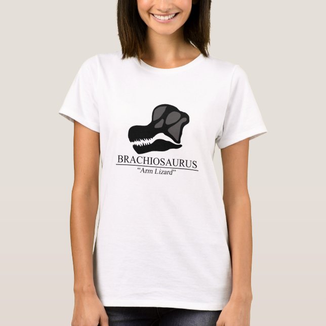 Brachiosaurus Skull T-shirt (Framsida)