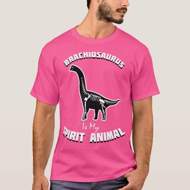 Brachiosaurus Spirit Animal Dinosaur Tee (Framsida)