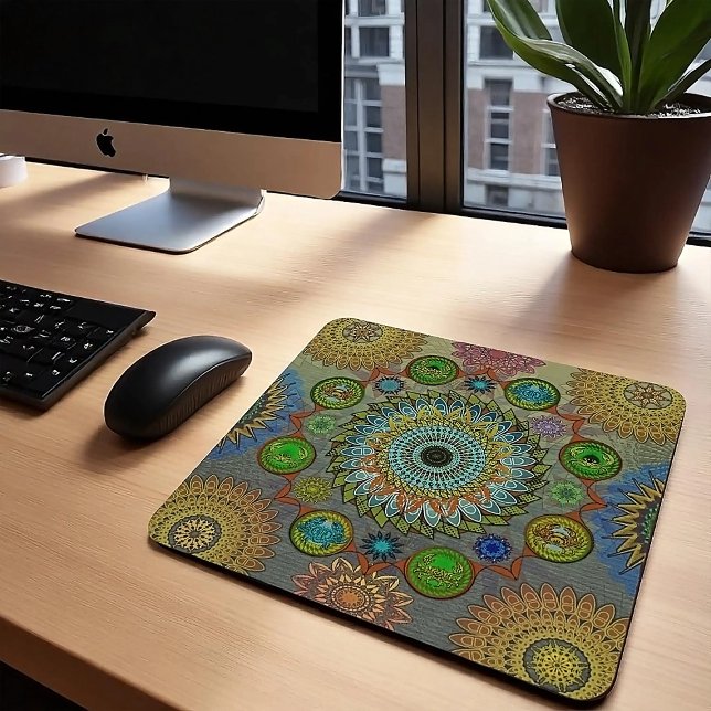 Brachyuras symboliska mandala art i Klo Musmatta (Skapare uppladdad)