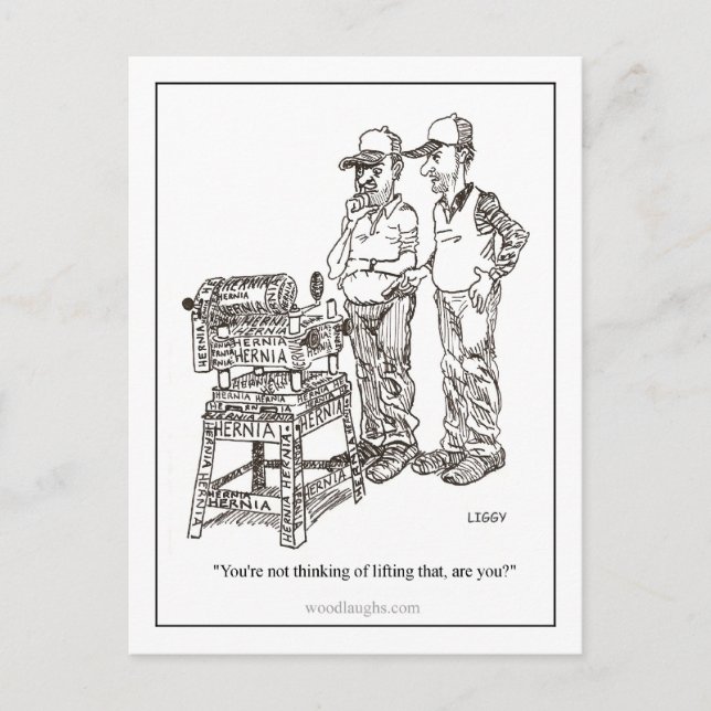 Bråck Serieteckning Postkort Vykort (Framsida)