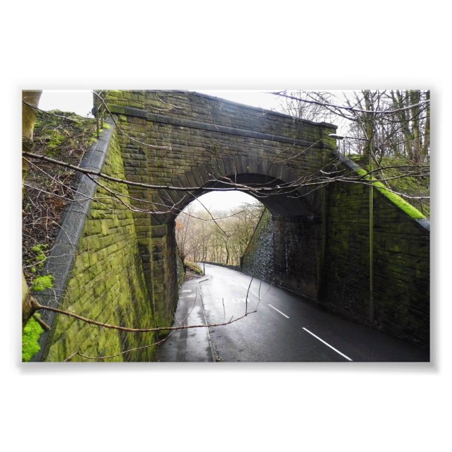Brackenbed Bridge, övergiven i Halifax Fototryck (Framsidan)