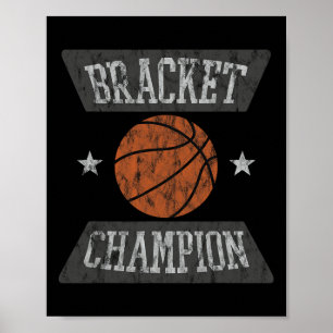 Bracket Champion Sketll Vinnare Spelare Sport Poster