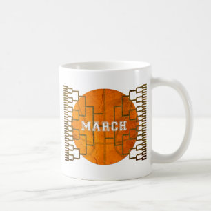 Bracketologi mars Basketball Awesomit Kaffemugg