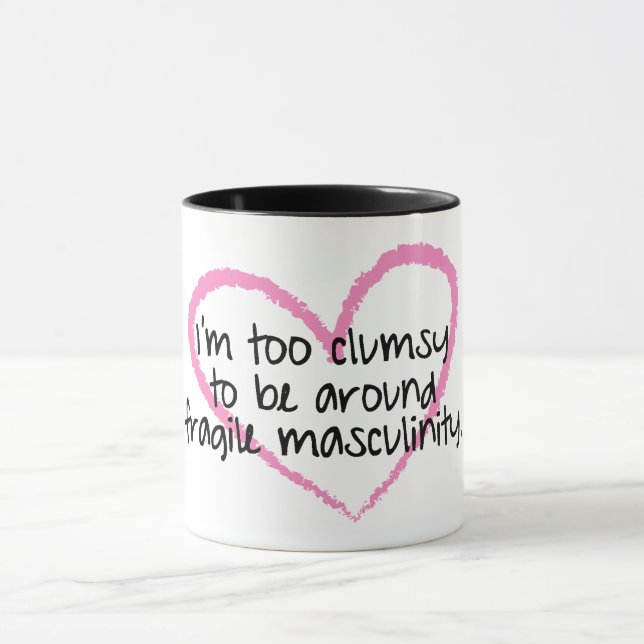 Bräcklig Masculinitymugg Mugg (Center)