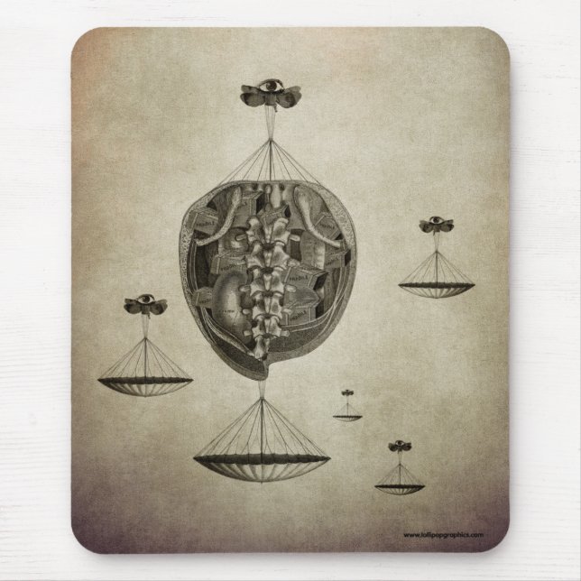 Bräcklig mousepad musmatta (Framsidan)