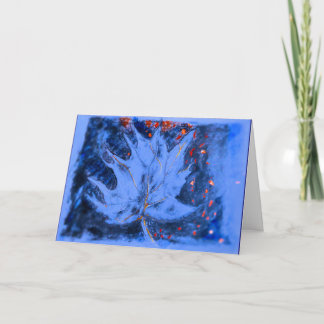 Bräcklig skönhet - hälsningskort kort