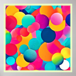 Bräckliga Abstrakter Poster