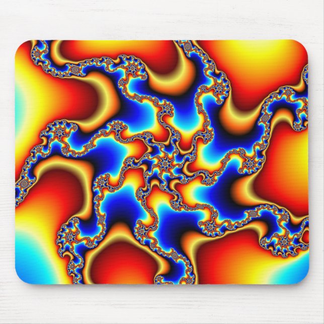 Bräckligt - Fractal Mousepad Musmatta (Framsidan)