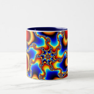 Bräckligt - Fractalmugg Två-Tonad Mugg
