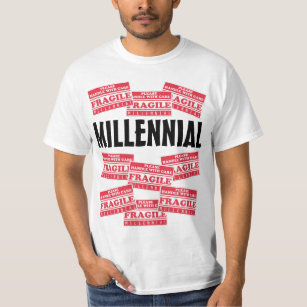 Bräckligt Millennial, handtag med omsorg T Shirt