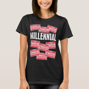 Bräckligt Millennial, handtag med omsorg T Shirt
