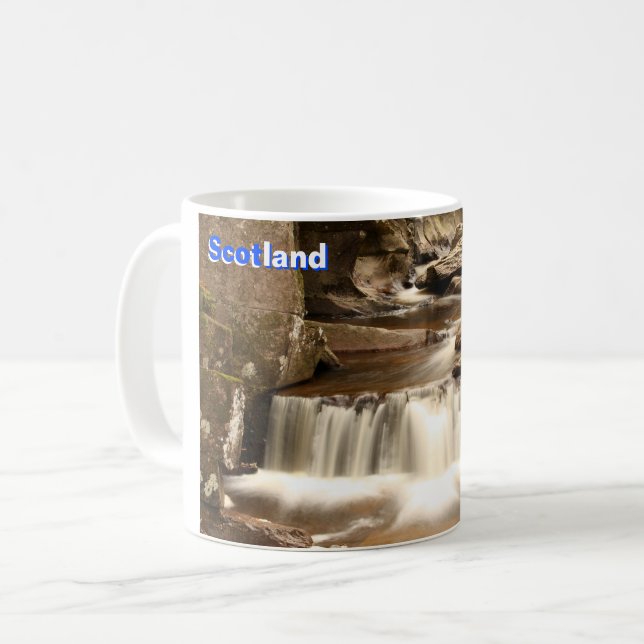 Bracklinn Falls, Perthshire, Skottland Kaffemugg (Framsida vänster)