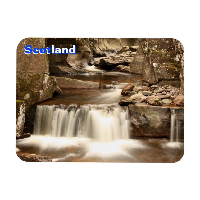 Bracklinn Falls, Perthshire, Skottland Magnet (Horisontell)