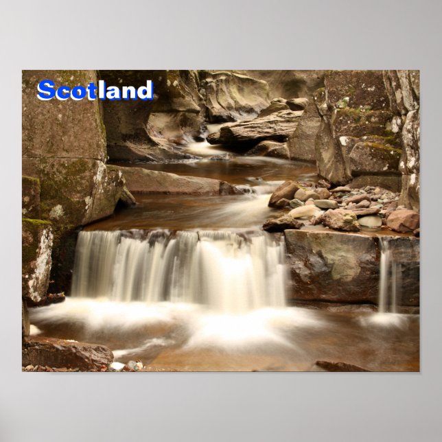 Bracklinn Falls, Perthshire, Skottland Poster (Framsidan)