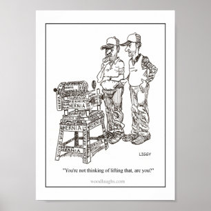 Bråcktecknadaffisch Poster