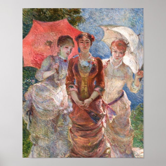 Bracquemond Trio's Femmes aux Paraplus Poster (Framsidan)