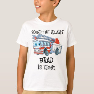 Brad är åtta brandbil t shirt