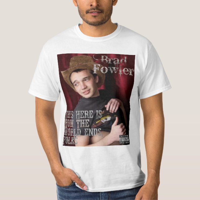 Brad Flower Y'all T Shirt (Framsida)