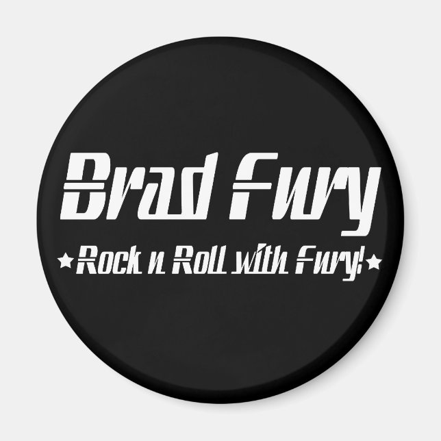 Brad Fury Magnet (Framsidan)