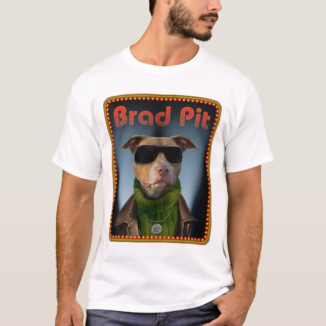 Brad grop för vitt-shrirts t-shirt (Framsida)