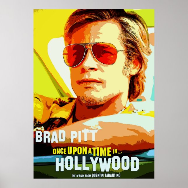 brad pitt hollywood poster (Framsidan)