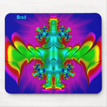 BRAD ~ Zany Hett Red, Grönt, Blue and Gult ~