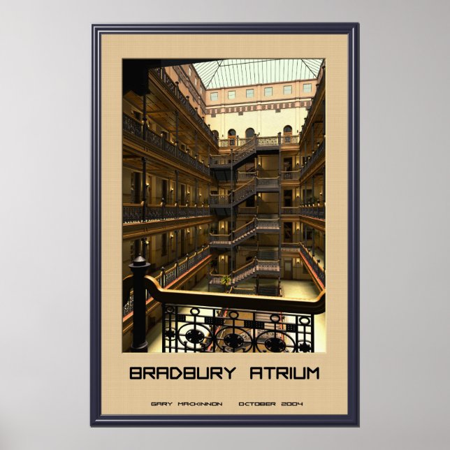 Bradbury Atrium Poster (Framsidan)