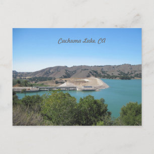 Bradbury Dam i Cachuma Sjö nära Santa Ynez Vykort