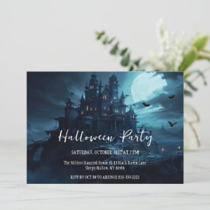 Bråddad inbjudan till Halloween fest i Backe