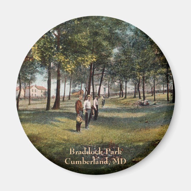 Braddock Park Vintage Cumberland Magnet (Framsidan)