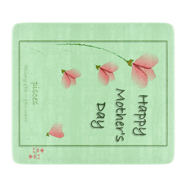 Bräde för Pisces mors dagklipp (Framsidan)