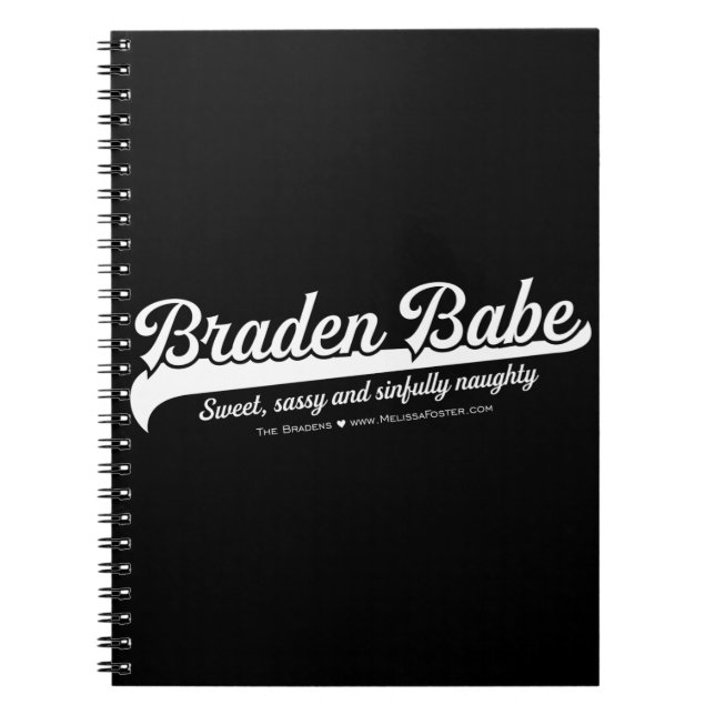 Braden Babe 6,5" x 8,75" bärbar dator Anteckningsbok (Framsidan)