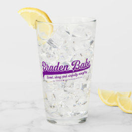 Braden Babe Drinking Glass Glaskopp