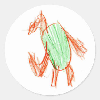 Braden : Circle Sticker Runt Klistermärke