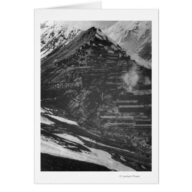 Braden Copper Mines in Chili Hälsningskort (Framsidan)