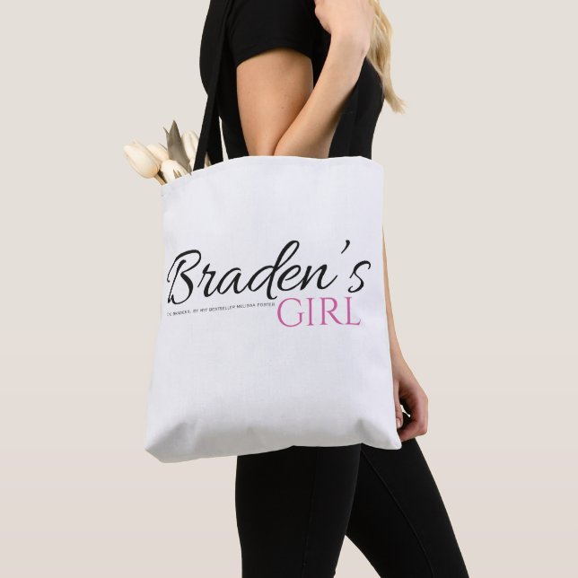 Bradens Girl Tote Bag Tygkasse (Närbild)