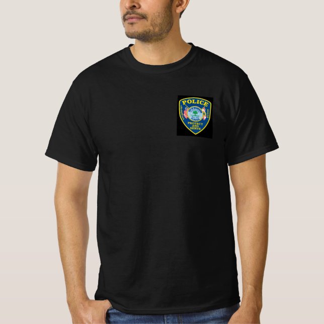 Bradenton Florida Police Department Patch T-Shirt (Framsida)
