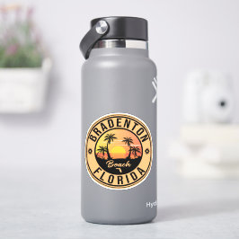 Bradenton Florida - Retro Vintage 80 s Souvenir Klistermärken
