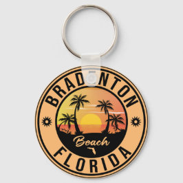 Bradenton Florida Souvenir Beach Vintage resor Nyckelring