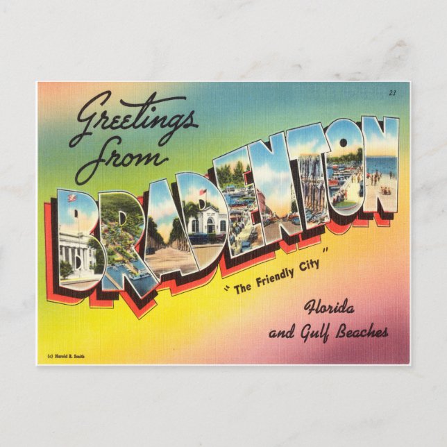 Bradenton Florida Vykort (Framsida)