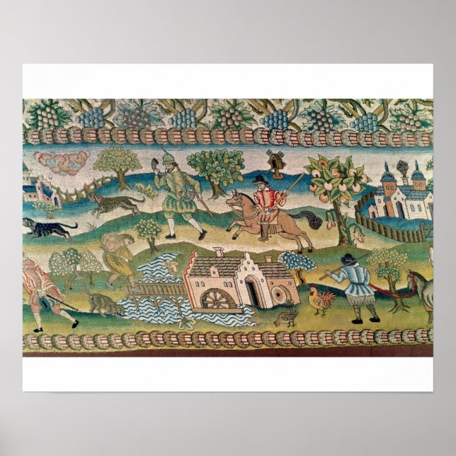 Bradford Bord Carpet, detaljuppgifter om landsbygd Poster (Framsidan)