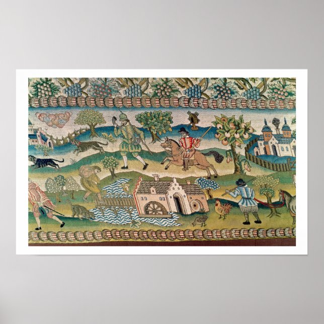 Bradford Bord Carpet, detaljuppgifter om landsbygd Poster (Framsidan)